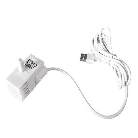 Magideal - Bomba De Agua, Mini Bomba De Agua Sumergible, Bomba De Fuente Usb Silenciosa Para Dispensador De Agua Para Mascotas, Acuario, Sumidero, Hidroponía