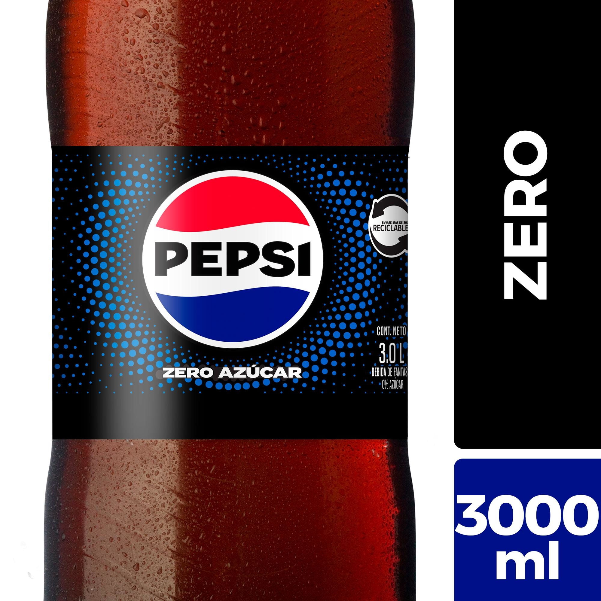 Bebida Zero Botella 3 L Pepsi