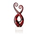 thumbnail image 4 of Centro de mesa Badash Crystal, estilo Pietro Murano, 33 cm de altura, 4 of 4