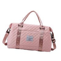 Ioensy - Bolsa De Gimnasio Deportiva, Bolsa De Equipaje Portátil De Gran Capacidad, Bolsa De Viaje Duradera, Color Rosa