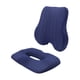 thumbnail image 1 of Cojín de espalda y asiento, cojín de silla de oficina, cojín de cóccix, almohadilla de almohada de soporte de respaldo espeso de respaldo de respaldo Azul, 1 of 5