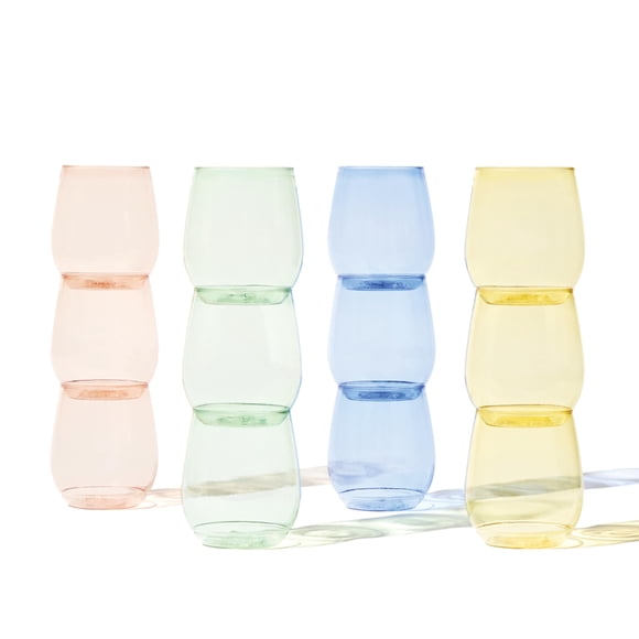 Set de 12 Vasos para Beber TOSSWARE POP 414 ml irrompibles