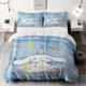 thumbnail image 1 of v1072 Bed Sheets Duvet Cover Cinnamoroll, Soft and Comfortable Polyester Bedding Set for All Seasons, Twill Weave, Single Double 3-Piece Bedding Set (1 Duvet Cover + 2 Pillow Shams) Bed Sheets ju1072, 1 of 5