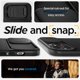 thumbnail image 3 of Funda para teléfono Spigen Optik Armor MagFit iPhone 14 Pro Max negra, 3 of 8