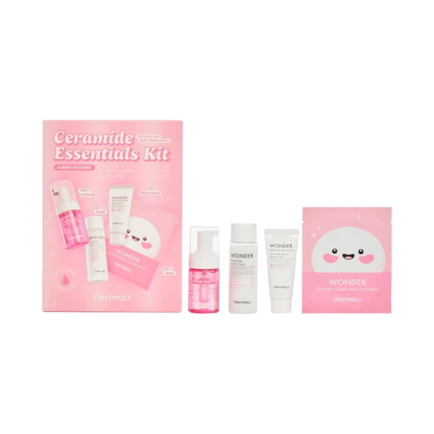 Kit Esencial Para El Cuidado De La Piel Tonymoly Wonder Ceramide Mochi Essentials 4 Piezas