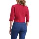 thumbnail image 3 of INSPIRE CHIC Chaquetas de Jean de Mezclilla Recortadas sin Cuello de Manga 3/4 para Mujer Burdeos L, 3 of 6