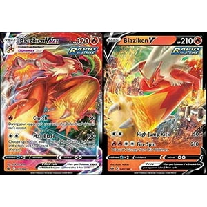 Lote De Cartas Pokémon Blaziken Vmax Y V Chilling Reign 020/198 Y 021/198