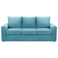 Bodevir - Sofa Kendy 3Cg Felpa 30 Turquesa