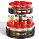 thumbnail image 1 of Organizador de especias SAYZH Lazy Susan, 2 niveles, metal, 25 cm, 1 of 9