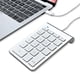 thumbnail image 1 of Teclado numérico Macally UCNUMKEY22 USB C con cable 1,5 m plateado, 1 of 8