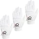thumbnail image 1 of Guantes de Golf FINGER TEN Todo Clima Blanco Talla Media - Pack de 3, 1 of 7