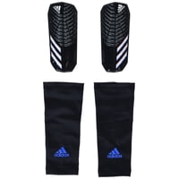 Espinillera Adidas League Predator Unisex Para Adultos, Color Negro Y Blanco