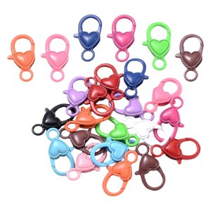 Magideal - Cierre De Pinza De Langosta De Plástico De 100X22Mm, Llavero Con Hebilla En Apariencia De Para Hallazgos De Llavero;100 Piezas De Broche De Langosta