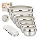 thumbnail image 1 of Set 6 bowls acero inoxidable con tapa accesorios rallador, 1 of 3