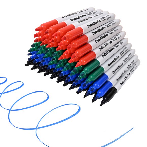 Marcadores Dabo&Shobo 72 uds 4 colores punta de cincel