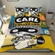 thumbnail image 1 of Carl el Coleccionista Conjunto de sábanas temático, trío de piezas, cómodo y amigable con la piel, diseño único, regalo de decoración para el hogar para familiares, amigos y fans,173cm *218cm, 1 of 6