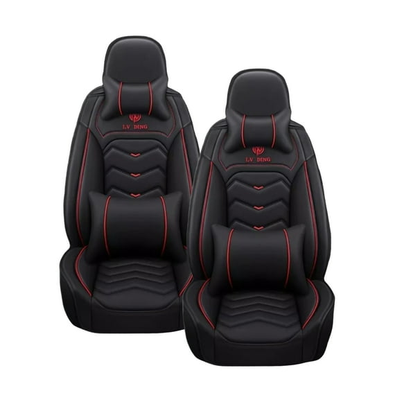 Kit Fundas Cubre Asiento Eco Cuero Auto Almohadilla Luxury