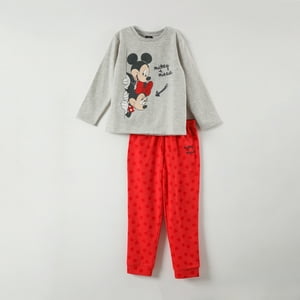 Disney - Pijama Minnie Mouse Polera Y Pantalón Con Corazones - Niñas 2-8 Años
