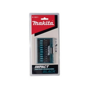 Set De Puntas Impact Black 10 Pzs Makita E-12011 Gris