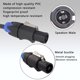 thumbnail image 3 of Cable de altavoz XMSJSIY Speakon macho a conector 1/4 TS de 2 m 14 AWG, 3 of 6