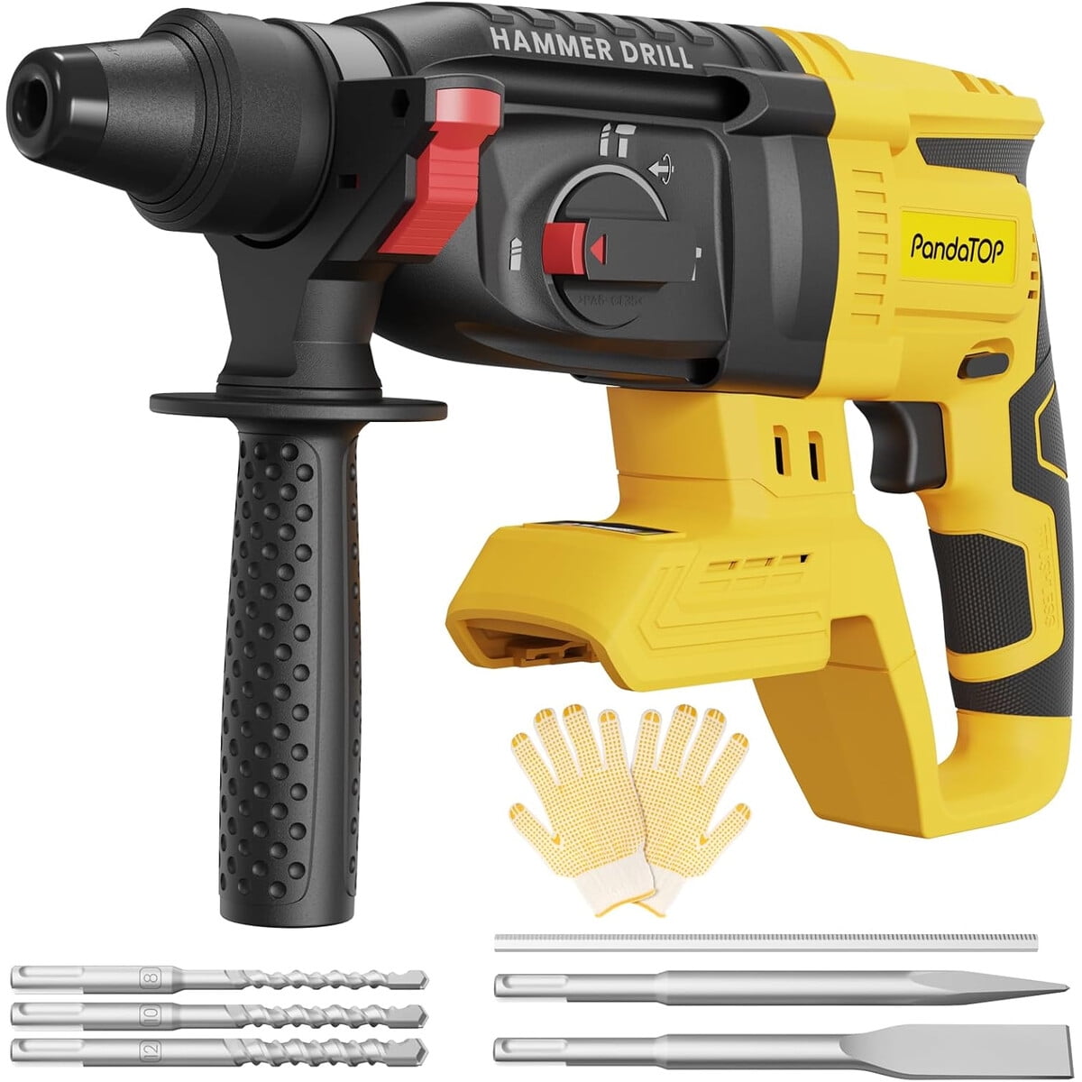 Rotomartillo Pandatop Sds Plus 20v Brushless Para Dewalt