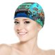 thumbnail image 5 of Mighty MonsterWheelies Gorro de Natación de Licra, Gorro de Baño de Tela Cómoda, Gorro Elástico Antideslizante para Hombres, Mujeres y Niños, 5 of 6