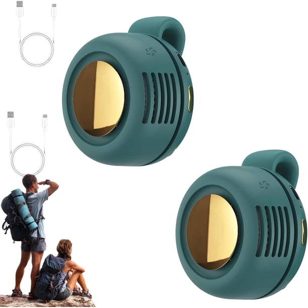 Ventilador mini clip portátil 360° rotación pareja ajustable 3 velocidades exterior oficina