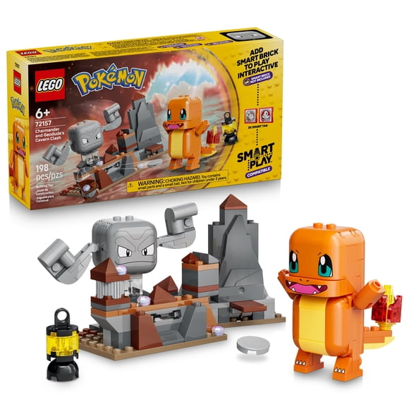 Set de construcción LEGO Pokémon 72157 Charmander y Geodude