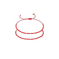 Zazü - Pack 2 Pulseras Rojas Dúo Rojo Talla Única