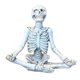 thumbnail image 3 of Estatua De Esqueleto De Halloween Estatua De Esqueleto De Yoga Para Gabinetes De Entrada Al Aire Libre, 3 of 3