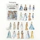 thumbnail image 3 of 40pcs Vintage Washi PET Stickers for Scrapbooking and Journaling - Perfect for People and Bullet Journals, 3 of 5