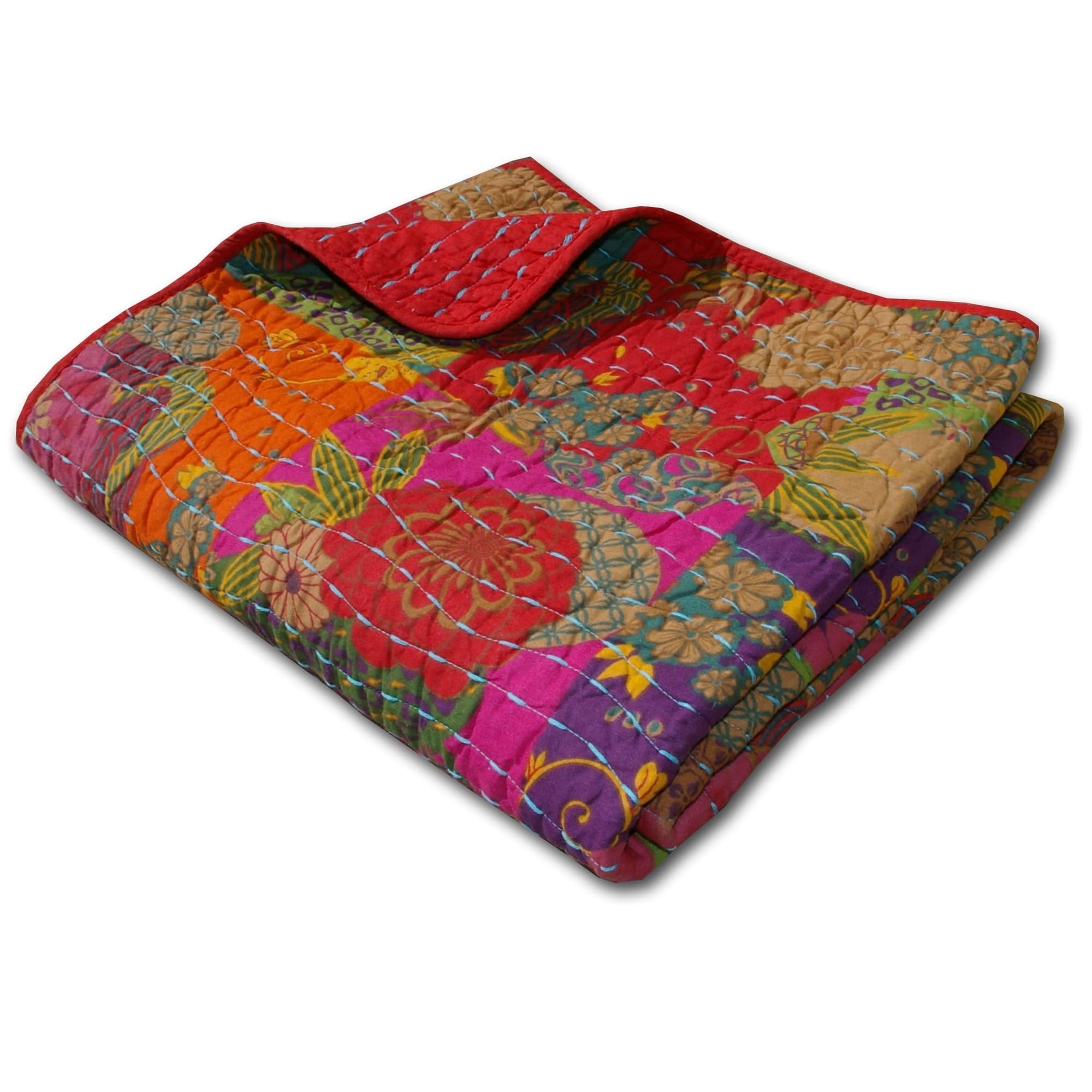 Greenland Home Fashions - Manta Greenland Home Jewel, 100% Algodón, Estilo Kanta