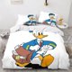 thumbnail image 2 of Entemah Donald Duck Duvet Cover Set, 3D Cute Anime Quilt Cover Bedding Set with Pillowcases, 2 of 3
