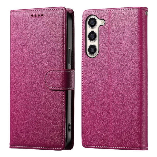 Funda para FOXDOCK Samsung Galaxy S23– Cuero Premium, 3 ranuras para tarjetas, Protección contra impactos