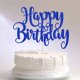 thumbnail image 2 of Decoración para tartas FMiyuneea con purpurina de feliz cumpleaños, color azul oscuro, 2 of 7