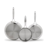 Juego De Sartenes Greenpan Valencia Pro De Acero Inoxidable