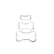 thumbnail image 1 of Molde galletas hueso 3 piezas Acero inoxidable, 1 of 3