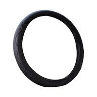 Magideal - Protector Para Volante De Coche, Moda Universal, Elegante, Para Coches, Suv, Accesorios De Interior De Coche, Costuras Exquisitas, Antideslizantes , Negro