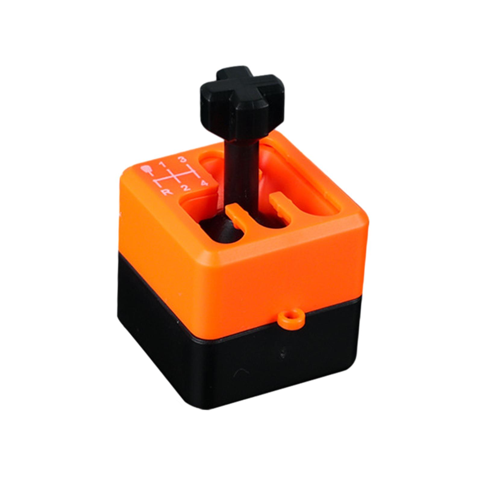Bothyi - Llavero De Palanca De Cambios De Caja De Cambios, Llavero Pequeño De Palanca De Cambios De Coche Para Papá, Niños Y Adultos, Color Naranja