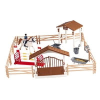 Magideal - Juego De Caballo Y Jinete, Juego De Juguete Ecuestre, Juguete Para Juego De Imitación Para Niños Y Niñas De 3, 4, 5, 6 Y 7 Años, Regalos, Suministros Hombres Jinete