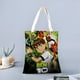 thumbnail image 2 of Ben 10 Bolso de tela con estampado de lienzo para mujer, bolsa de compras reutilizable y estética, con cremallera interior, regalo para mujer,38*45cm., 2 of 6