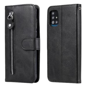 Gangxun - Funda Con Cremallera Para Samsung Galaxy A51 4G, Carcasa Cartera De Cuero Pu Con Soporte Y Tarjetero