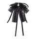 thumbnail image 2 of Cinta de encaje Pajarita con perla de lazo negro Broche Broche colgante para accesorios de ropa de boda Blusa de estudiante de bricolaje, 2 of 5