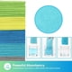 thumbnail image 3 of Toalla HOMEXCEL de 100 unidades de microfibra, 29 x 29 cm, multicolor, 3 of 7