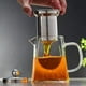 thumbnail image 5 of Tetera Vidrio Resistente Fuego Infusora 550ml Té Infusiones Transparente, 5 of 5