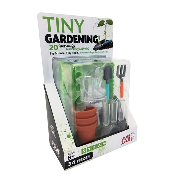 Kit de jardinería SmartLab Toys TINY con 20 actividades para más de 8 años