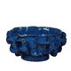 thumbnail image 1 of Cuenco decorativo MAKLAINE 29 cm acabado azul con lentejuelas cerámicas, 1 of 9