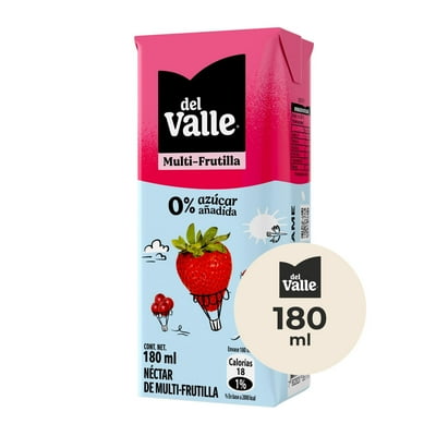 Néctar Multifrutilla Light Caja 180 Ml Del Valle