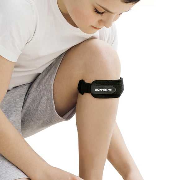 Rodillera BraceAbility Kids, correa de soporte para tendones rotulianos