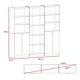 thumbnail image 5 of Estante 2 Unidades De 2 Puertas + Estante 5 Repisas Wengue, 5 of 7